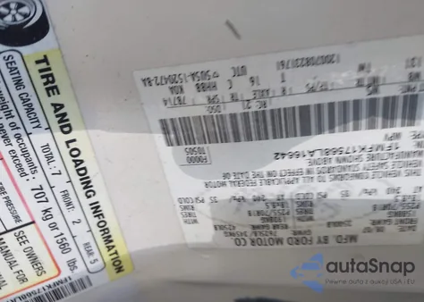 2008 Ford Expedition El Eddie Bauer/King Ranch из США, поврежденный, VIN 1FMFK17568LA16642